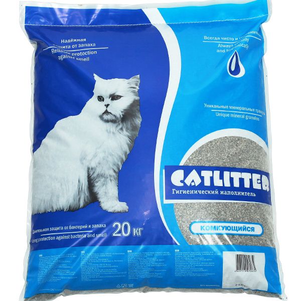 Бентонитовый комкующийся наполнитель Cat Litter для кошек