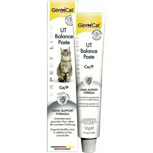 GimCat Expert Line UT Balance Paste паста для предотвращения формирования мочевых камней у кошек 50 г