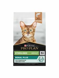 ProPlan Sterilised, ПроПлан сухой корм для стерилизованных кошек с лососем