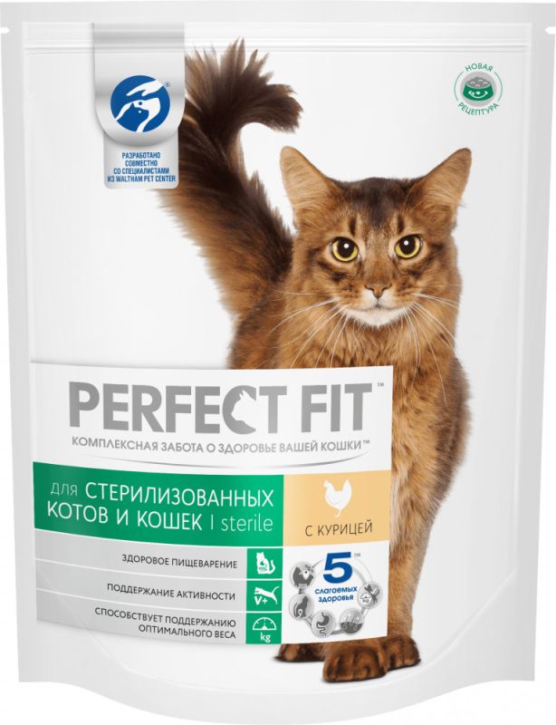 Perfect Fit Корм для стерилизованных кошек с курицей