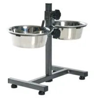 Trixie 24920. Миска для собак на подставке 2 х 0.75 л, 27 см