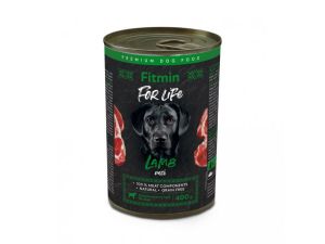 Fitmin For Life Lamb — влажный корм с ягнёнком для собак, консервы 400 г