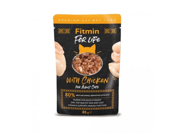 Fitmin For Life Adult Fillets Chiken (для взрослых с курицей) 85g