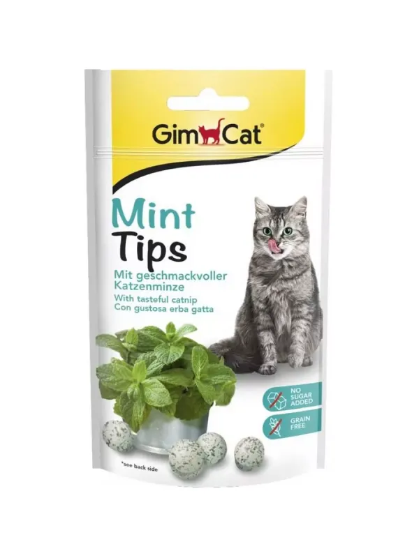 GimCat Snack Mint Tips для кошек 40г