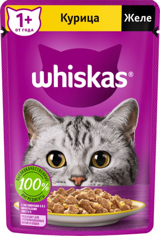 Whiskas  «Желе с курицей»