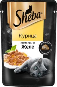 Sheba Корм для кошек «Ломтики в желе с курицей»