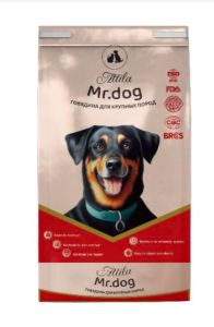 Attila Mr. dog сухой корм говядина для крупных пород