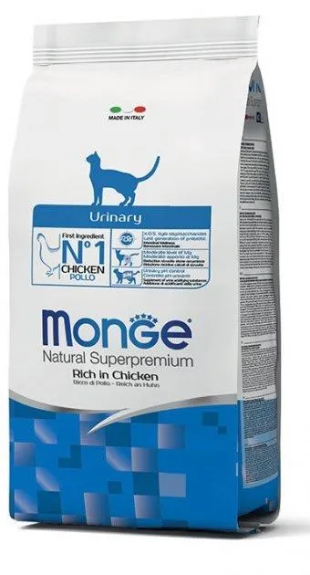 Monge Cat Urinary для профилактики мочекаменной болезни с курицей и рисом