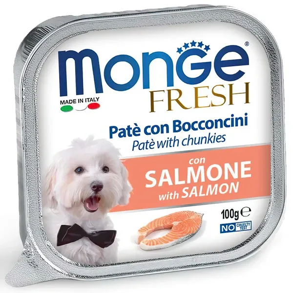 Monge Dog Fresh для собак, с лососем, консервы 100 г
