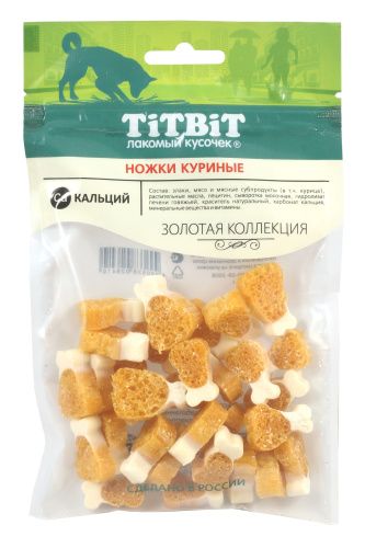 Titbit Ножки куриные, золотая коллекция 55 гр