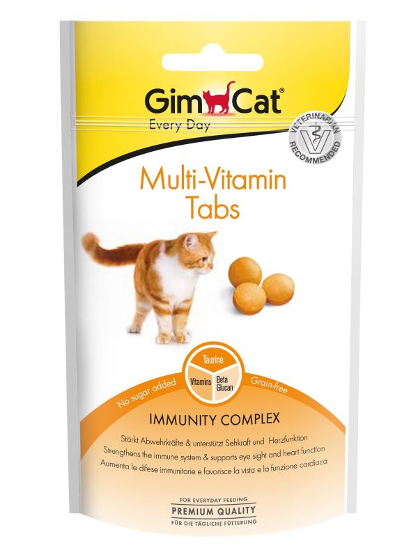 GIMCAT витамины для иммунитета Multivitamin Tabs, 40 г