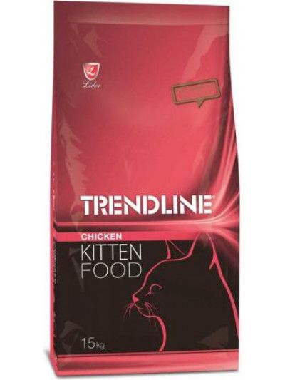 Trendline Kitten Food Chicken, сухой корм для котят с курицей