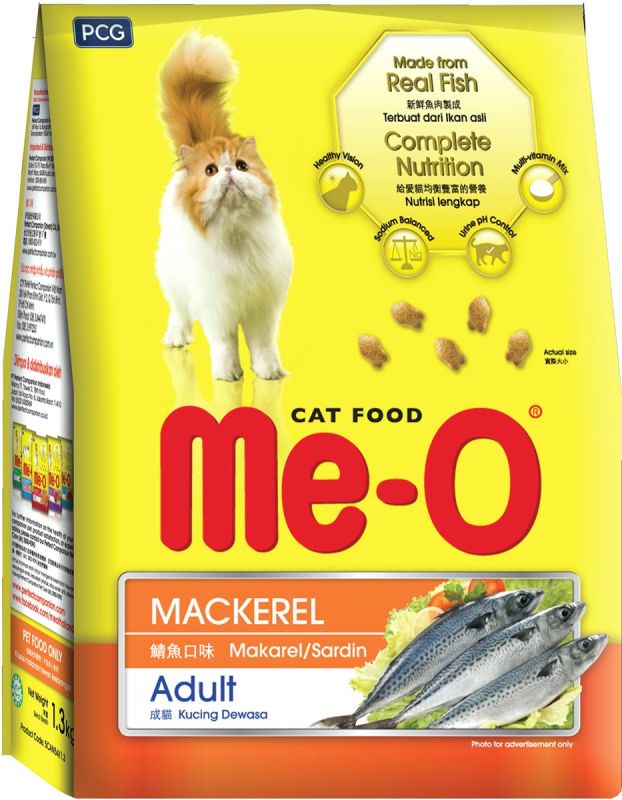 Me-O cat food mackerel сухой корм для кошек Скумбрия