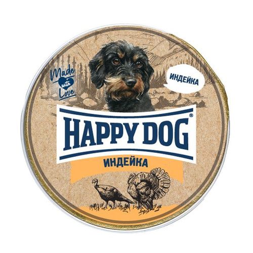 Happy Dog Natur Line паштет, для собак мелких пород с индейкой