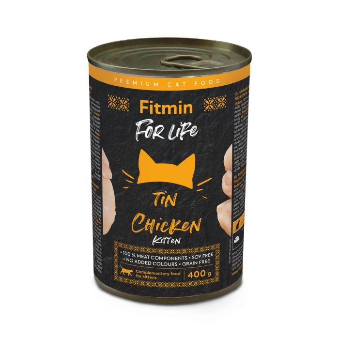 Fitmin For Life Chicken — консервы с курицей для котят, 400 г