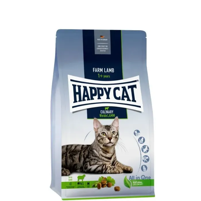 Happy Cat Culinary Weide Lamm для взрослых кошек с ягненком 1,3 кг.