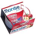 Monge Natural Fruits Tonno con Mela — влажный корм с тунцом и яблоком для кошек, 80 г