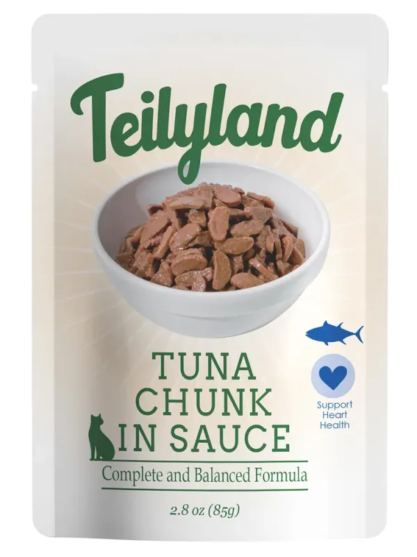 Паучи для кошек Teilyland тунец в соусе, 85 гр