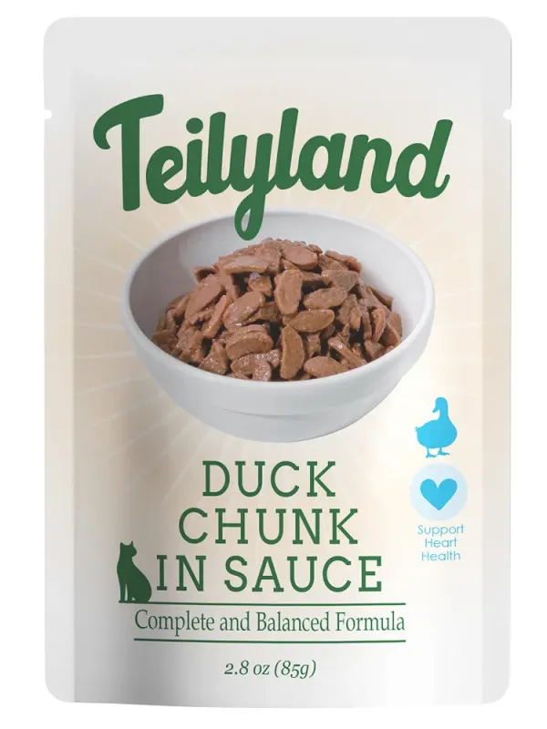 Паучи для кошек Teilyland утка в соусе, 85 гр