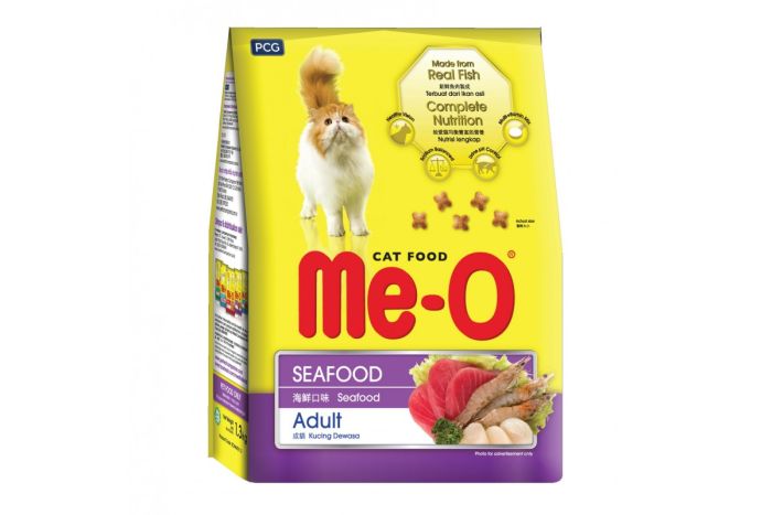 Me-O cat food Seafood сухой корм для кошек Морепродукты