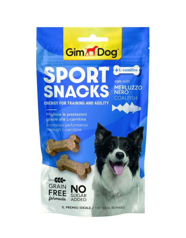 GimDog Sport Snacks, лакомства для собак, рыба