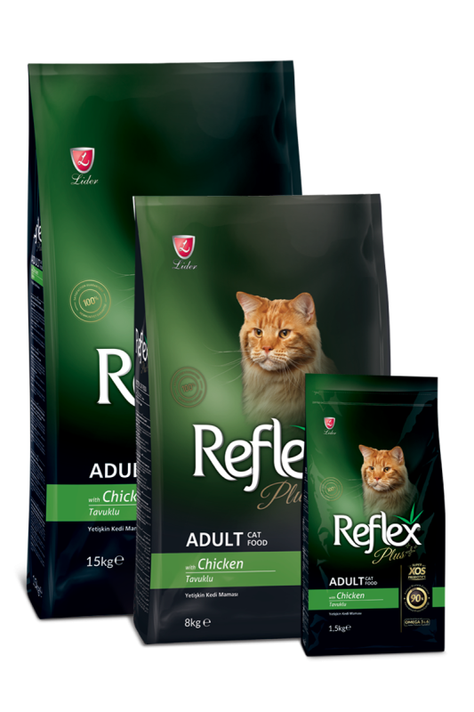 Reflex Сухой корм для взрослых кошек с курицей