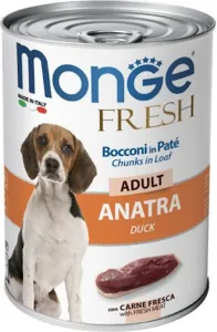 Monge Dog Fresh влажный корм для собак с мясным рулетом из утки в консервах