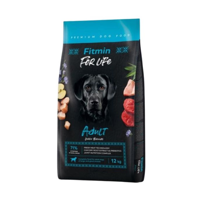 Fitmin For Life Adult Large Breed сухой корм для собак больших пород с курицей, свининой и говядиной 