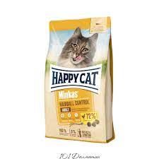 Happy Cat Minkas Hairball Control Geflugel Сухой корм для взрослых кошек с домашней птицей, на развес 1 кг