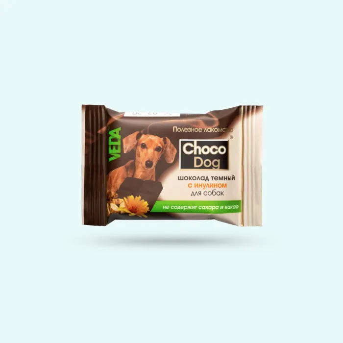 CHOCO DOG шоколад тёмный с инулином для собак