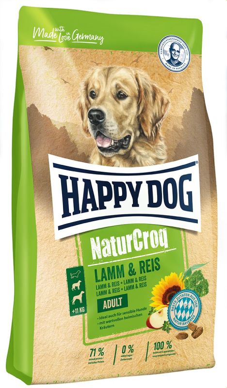 Корм Happy Dog NaturCroq Adult Lamb and Rice для взрослых собак всех пород с ягненком и рисом