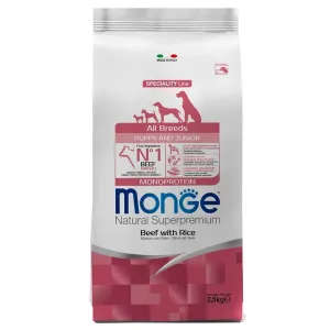 Monge Dog Speciality Line Monoprotein Puppy & Junior для щенков всех пород, из говядины с рисом