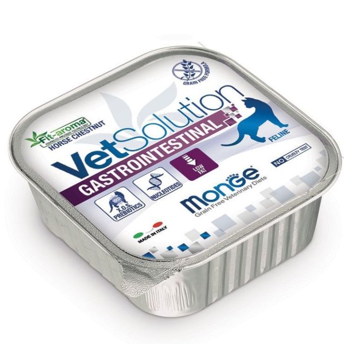 Monge VetSolution Gastrointestinal влажный корм для кошек с проблемами пищеварения