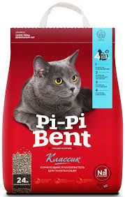 Pi-Pi-Bent. Комкующийся наполнитель Классик, 10 кг (24 л)