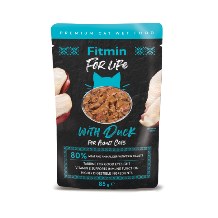 Fitmin For Life Adult Duck (для взрослых кошек с уткой) 85g