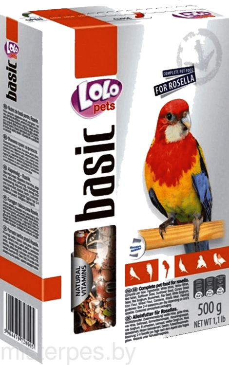 Lolo Pets Полнорационный корм для розелл 500 г