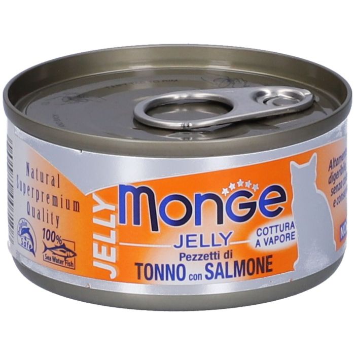 Monge Jelly Pezzetti Di Tonno Con Salmone