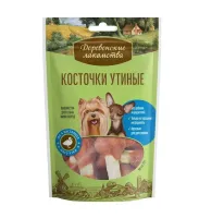 Деревенские лакомства для собак мини-пород Косточки утиные