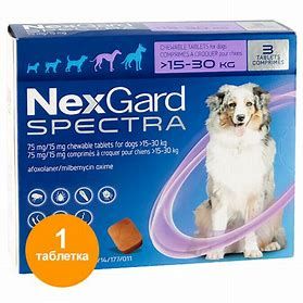 Нексгард Спектра 15-30 1 таб