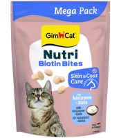 GimCat Nutri Biotin Bites, витамины для кошек с маскарпоне и биотином для кошек, 425 г