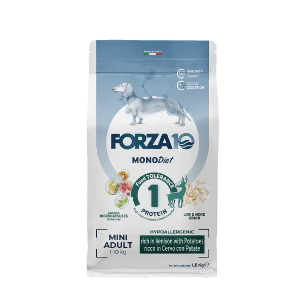 Forza10 Mini DIET из оленины и картофеля, 1,5 кг