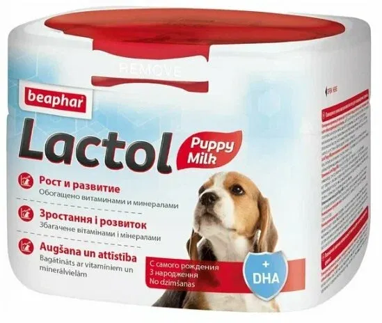 Сухое молоко Beaphar "Lactol Puppy Milk" Молочная смесь для щенков банка