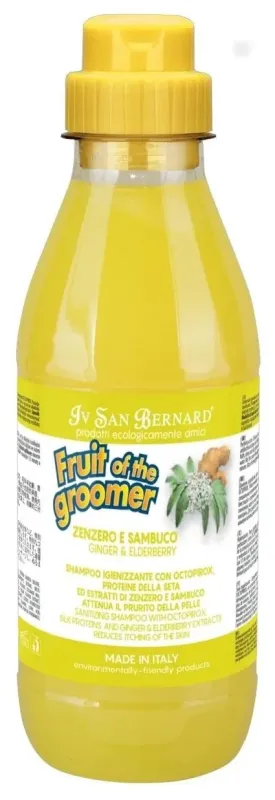 ISB Fruit of the Grommer Ginger&Elderbery Шампунь против раздражений и перхоти