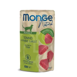 Monge Natural Adult Tuna in Jelly — влажный корм для взрослых кошек с тунцом в желе, 80 г