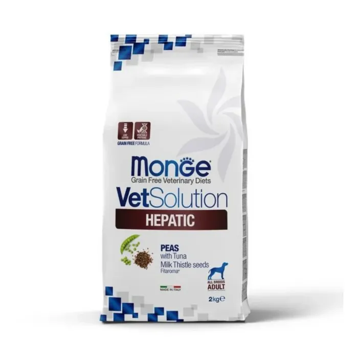 Monge VetSolution Hepatic Canine — сухой диетический корм для собак при заболеваниях печени, 2 кг