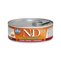 Консервированный влажный корм, Farmina N&D Pumpkin Cat, Н&Д для кошек с Тыквой, курица и гранат Фармина 70 г