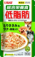 INABA Teishibo Куриное филе и тунец Кацуо с овощами (80г)