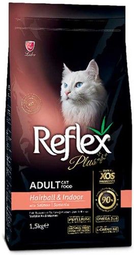 Reflex Plus Anti-Hairball Adult Cat Food with Salmon сухой корм для выведения шерсти у кошек с лососем