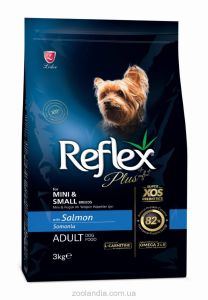 Reflex Plus Mini & Small Adult Salmon - Сухой корм для собак мелких пород (лосось) 3 кг