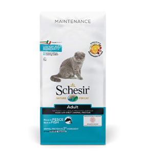 Сухой корм Schesir для взрослых кошек с рыбой, 1,5 кг